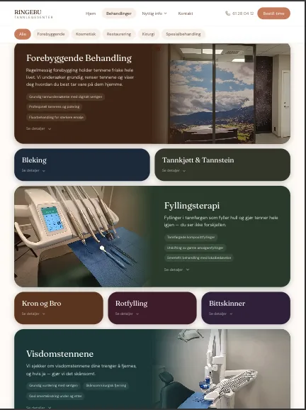 Ringebu Tannlegesenter — skjermbilde 3