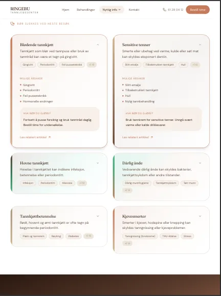 Ringebu Tannlegesenter — skjermbilde 4