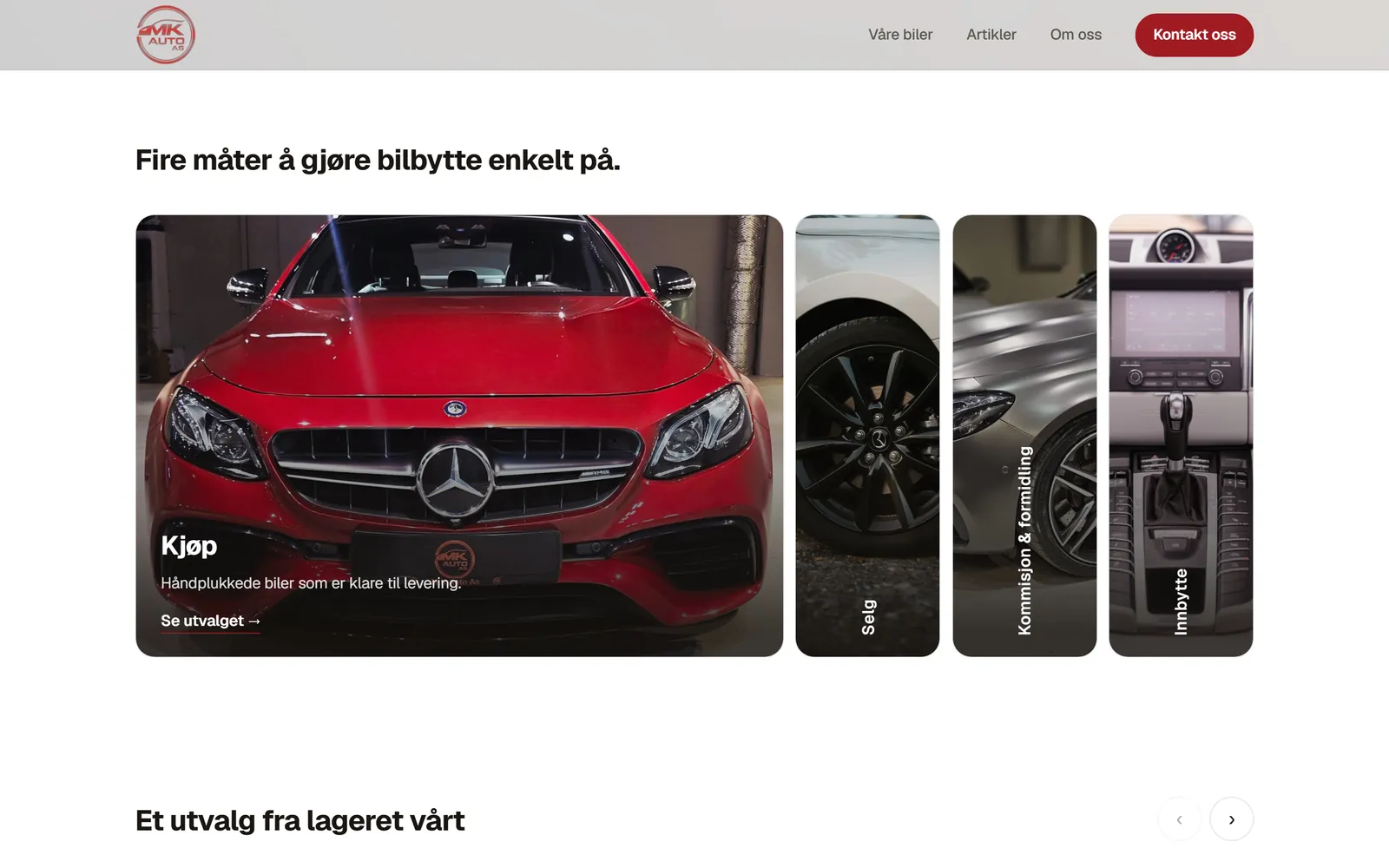 Fire måter å bytte bil på på mk-auto.no