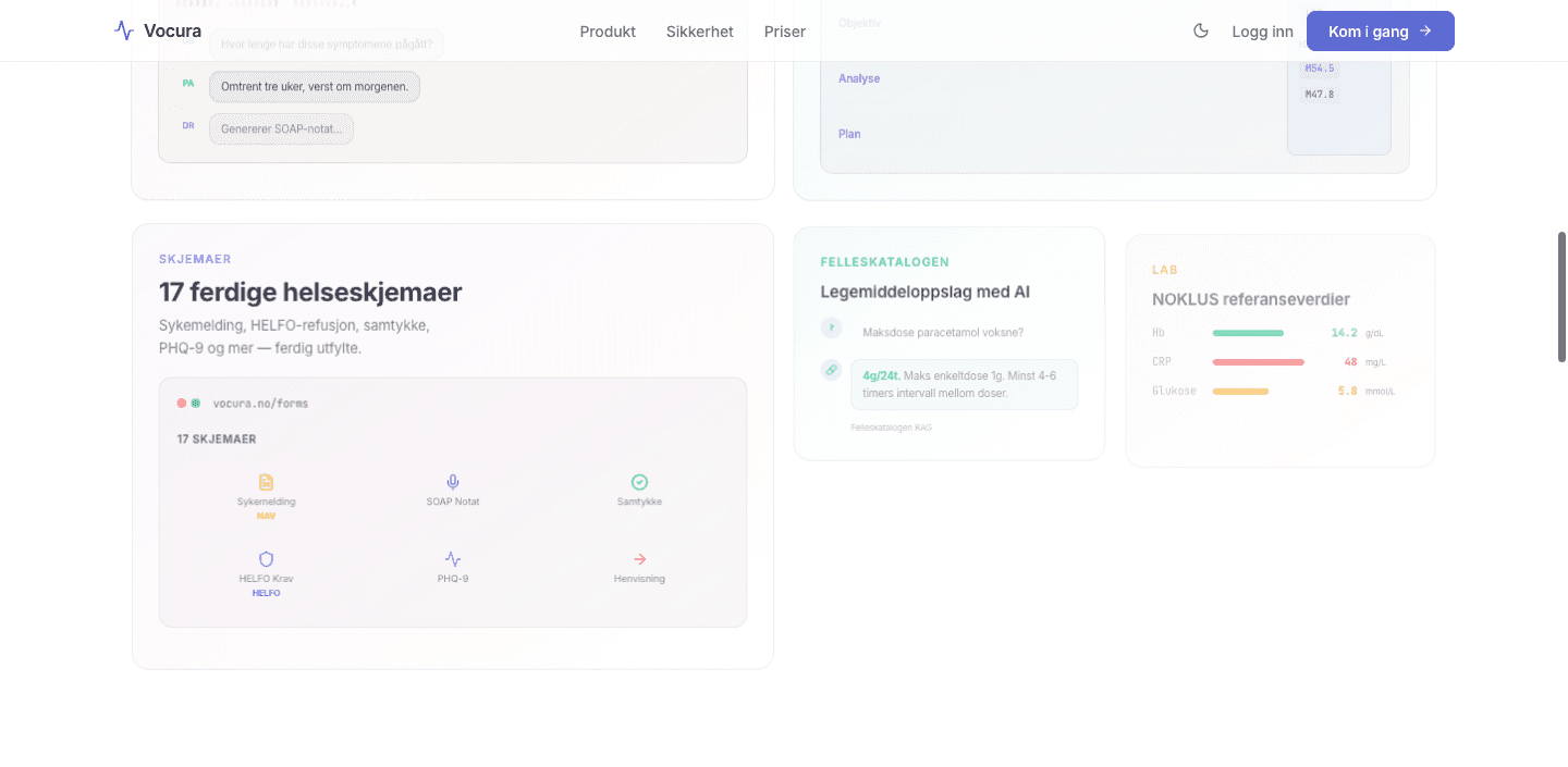 Vocura — seksjon 2